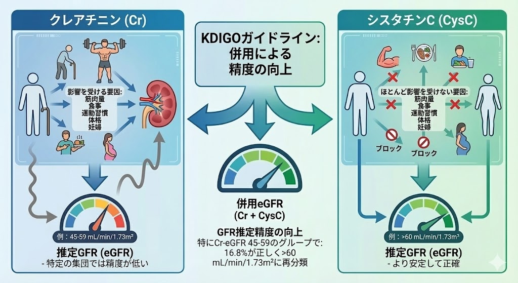 シスタチンCとクレアチニン