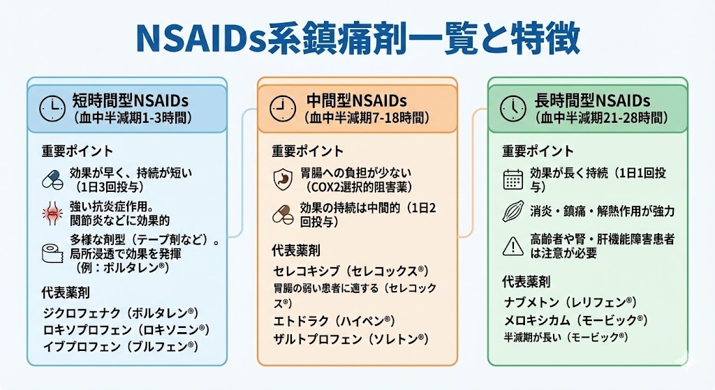 NSAIDs系一覧
