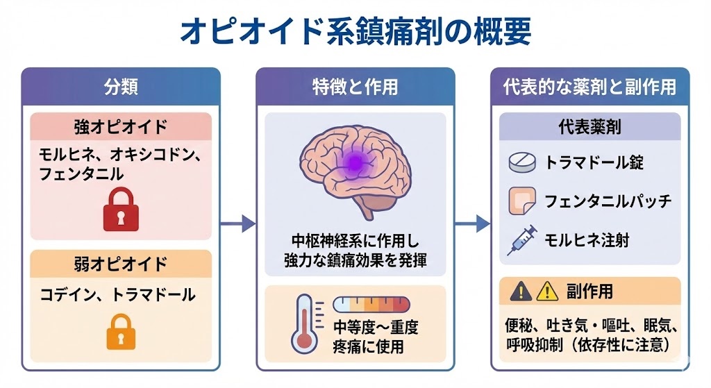 オピオイド系の鎮痛剤