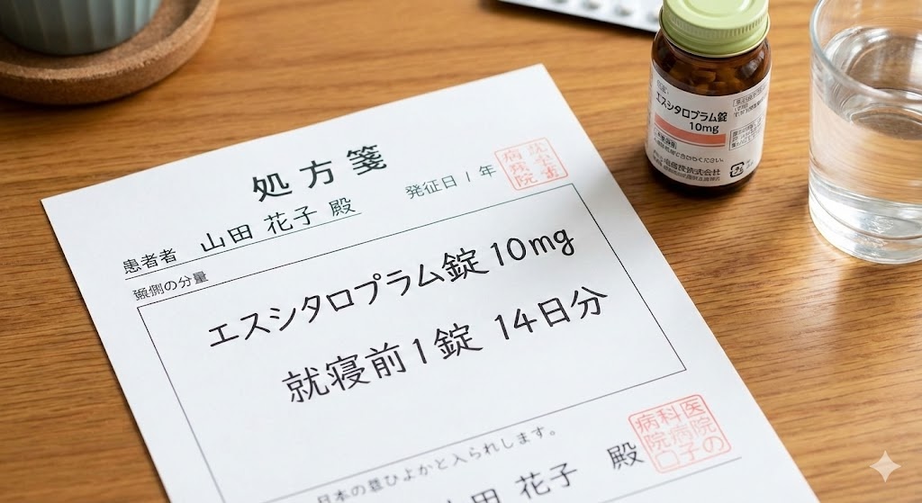 抗うつ薬の処方箋イメージ
