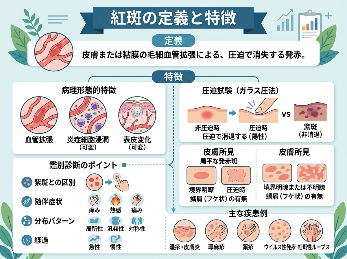 紅斑の定義と特徴