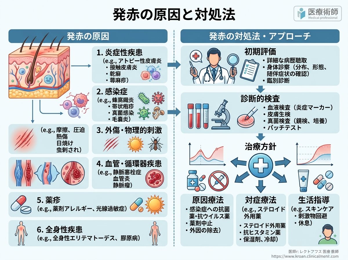 発赤の原因と対処法