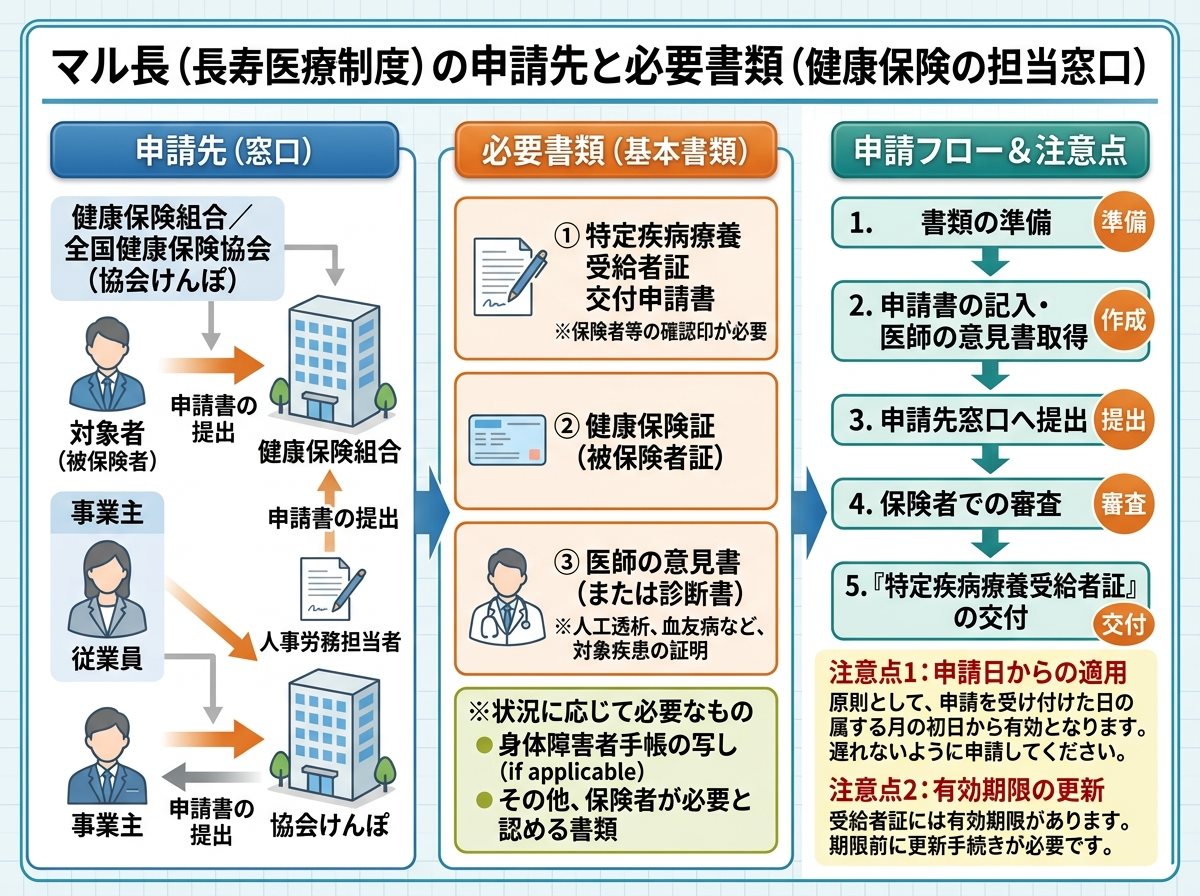 マル長と公費負担医療の併用（大阪府FAQの考え方）