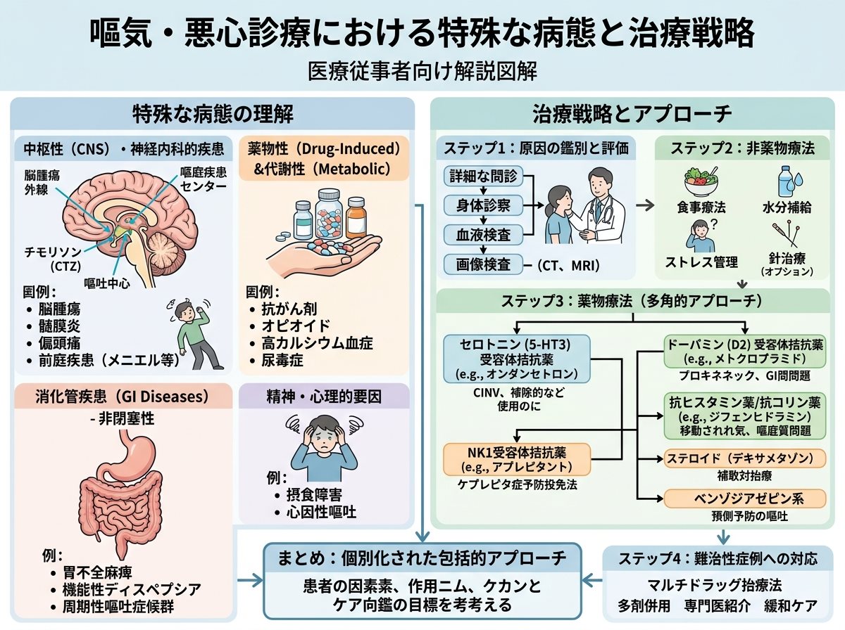 嘔気・悪心診療における特殊な病態と治療戦略