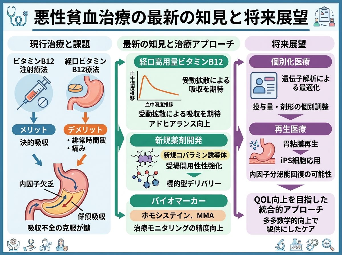 悪性貧血治療の最新の知見と将来展望