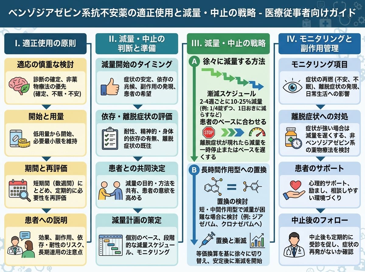 ベンゾジアゼピン系抗不安薬の適正使用と減量・中止の戦略