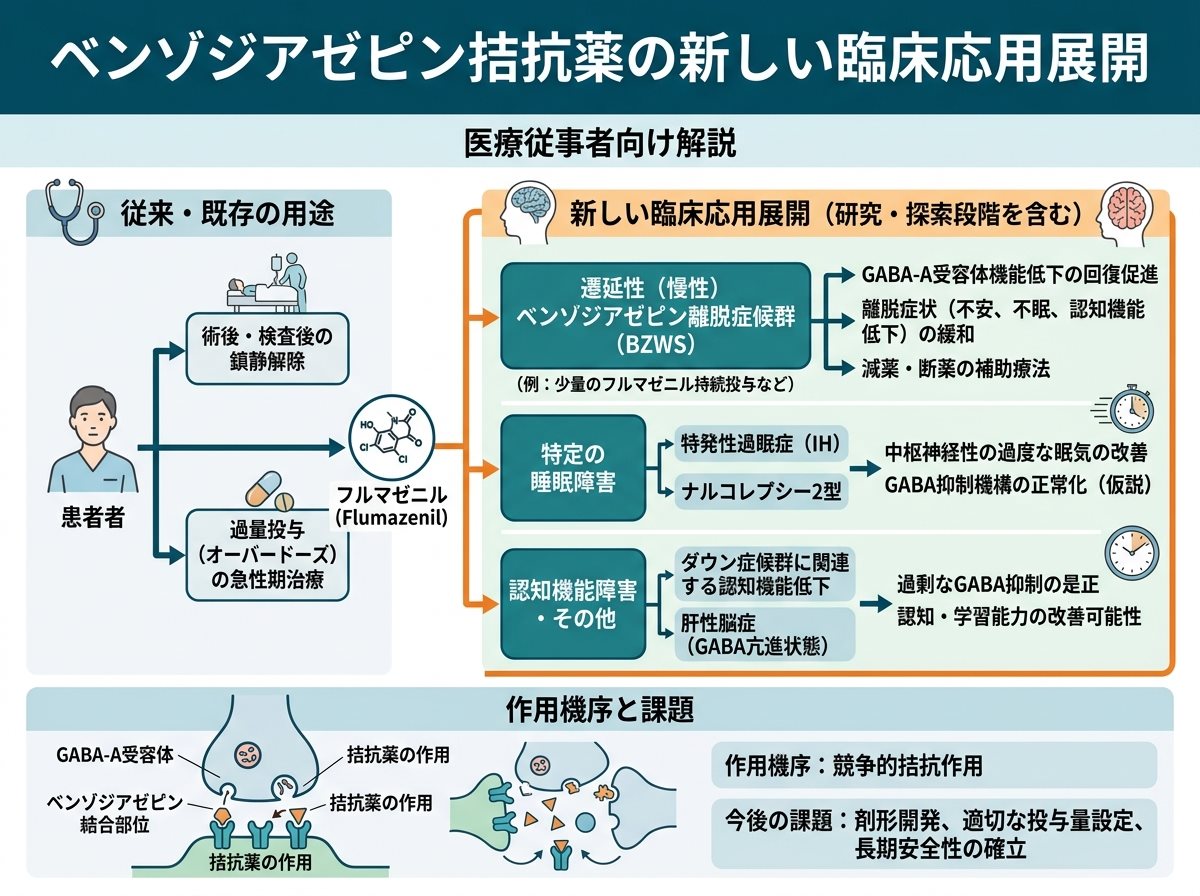 ベンゾジアゼピン拮抗薬の新しい臨床応用展開