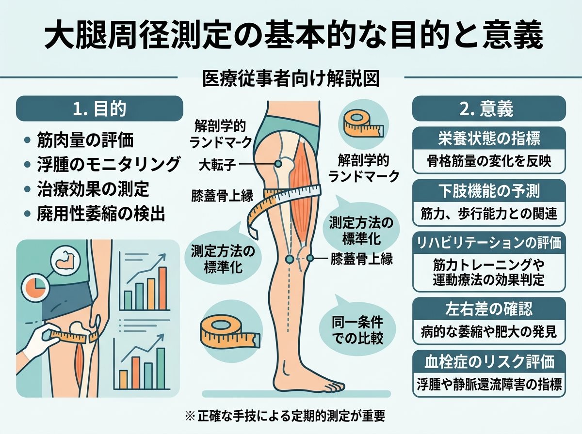 大腿周径測定の基本的な目的と意義