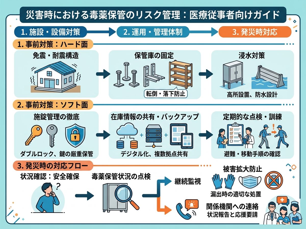 災害時における毒薬保管のリスク管理