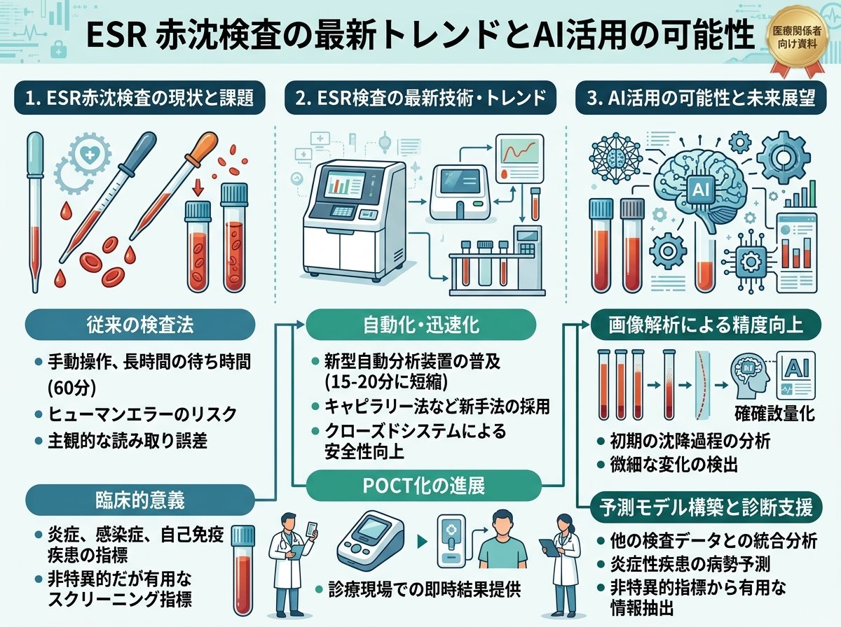 ESR 赤沈検査の最新トレンドとAI活用の可能性