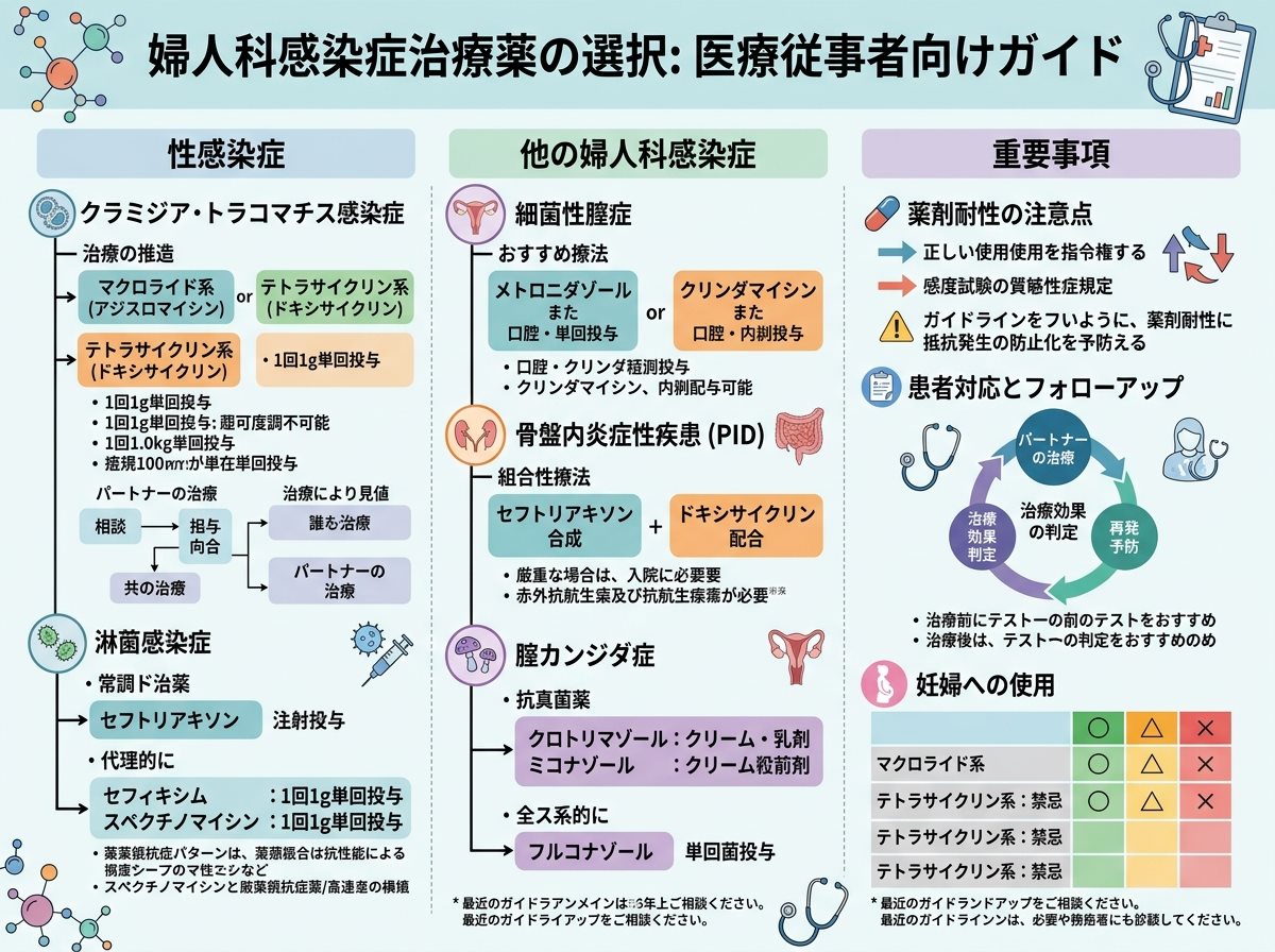 婦人科感染症治療薬の選択