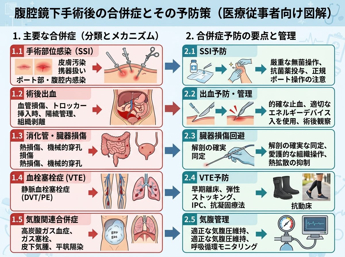 腹腔鏡術後の合併症とその予防法