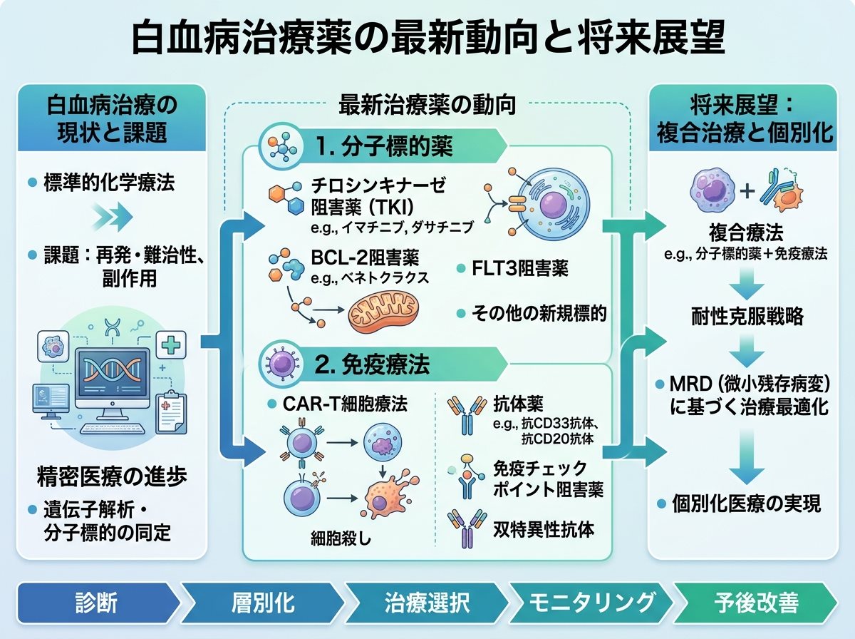 白血病治療薬の最新動向と将来展望