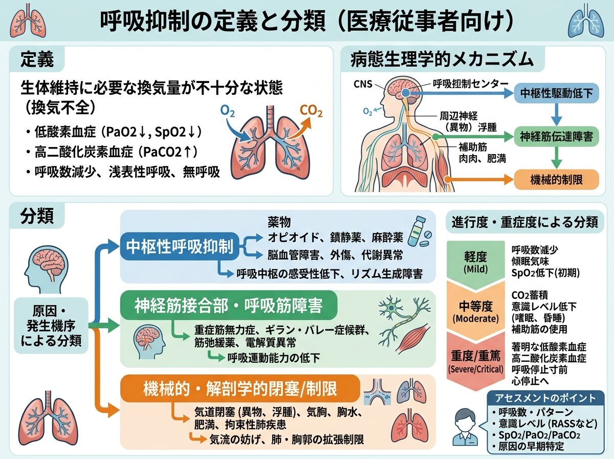 呼吸抑制の定義と分類