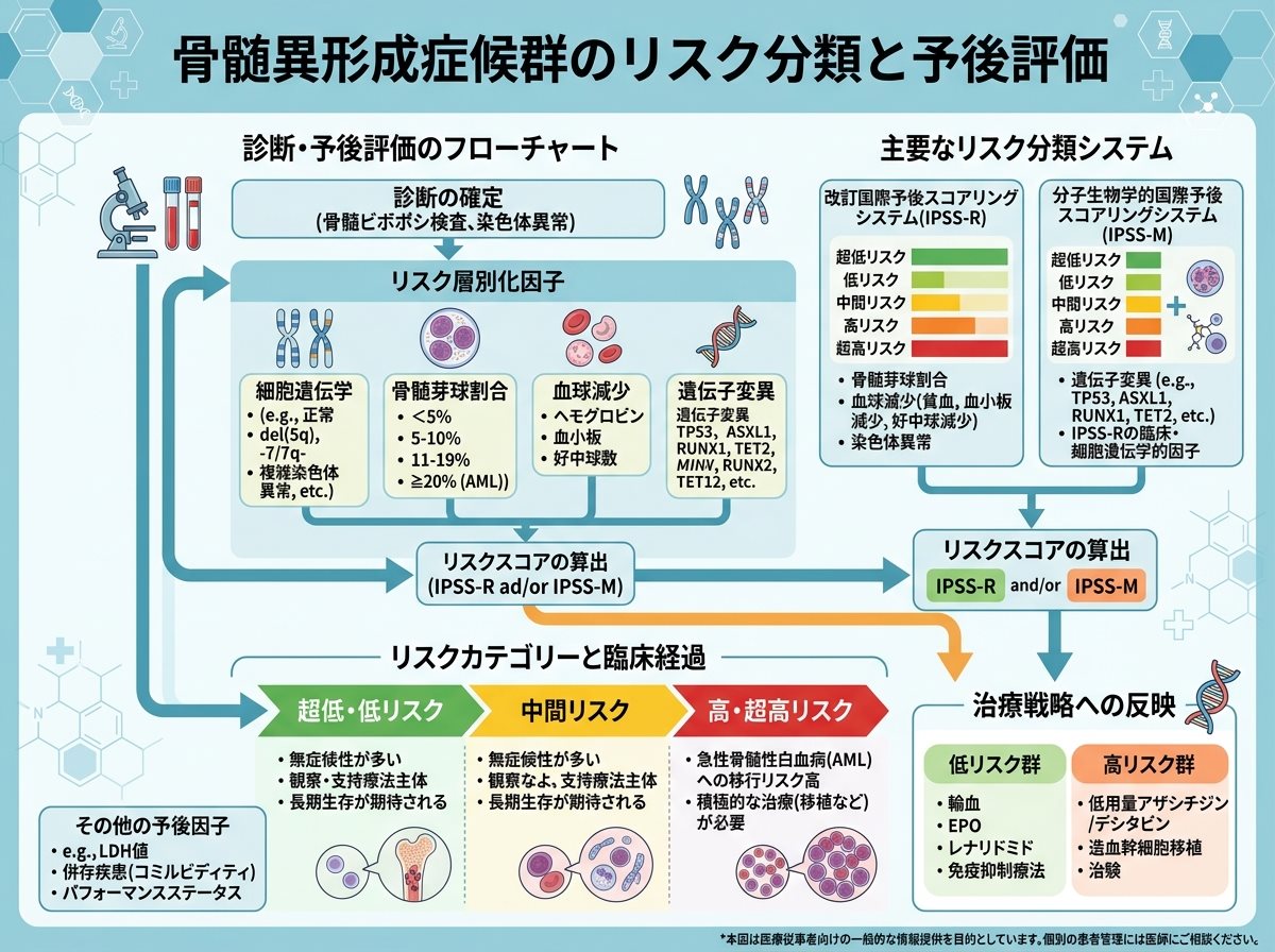 骨髄異形成症候群のリスク分類と予後評価