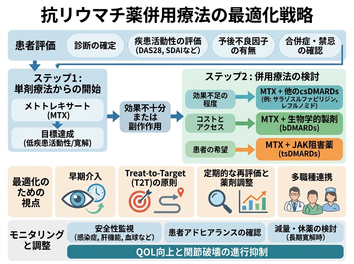 抗リウマチ薬併用療法の最適化戦略
