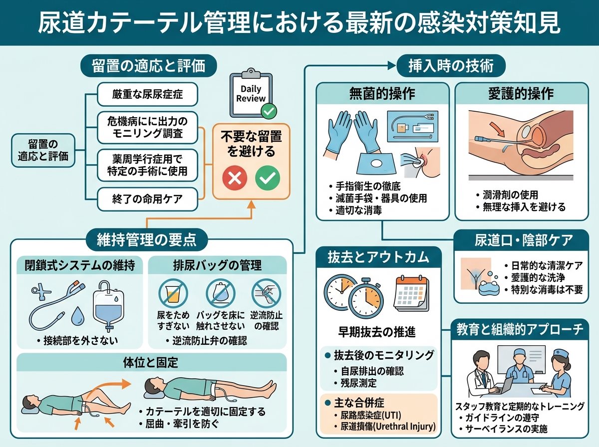 尿道カテーテル管理における最新の感染対策知見
