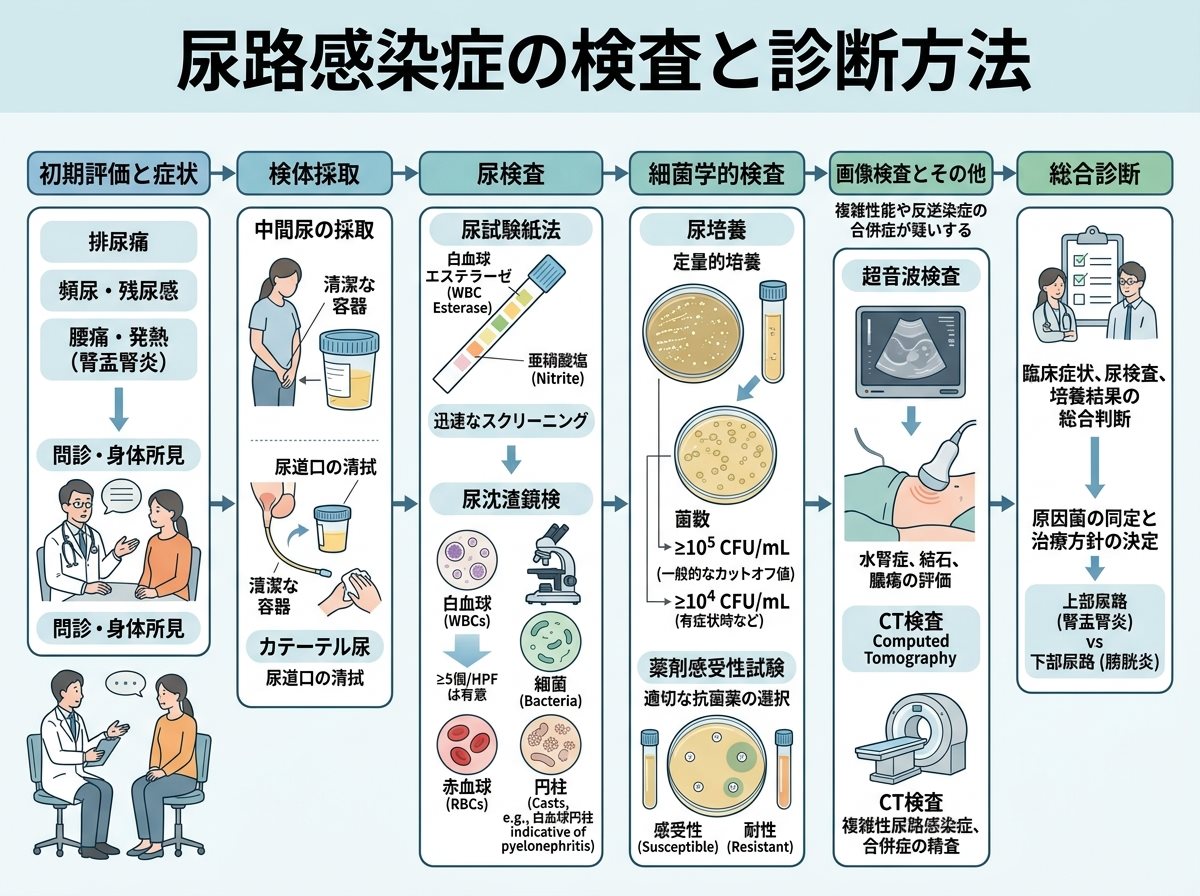 尿路感染症の検査と診断方法
