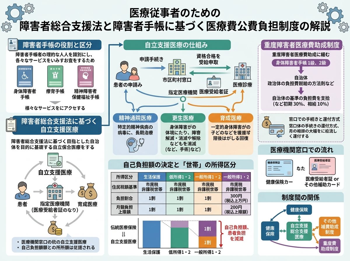 障害者総合支援法と障害者手帳の医療費負担