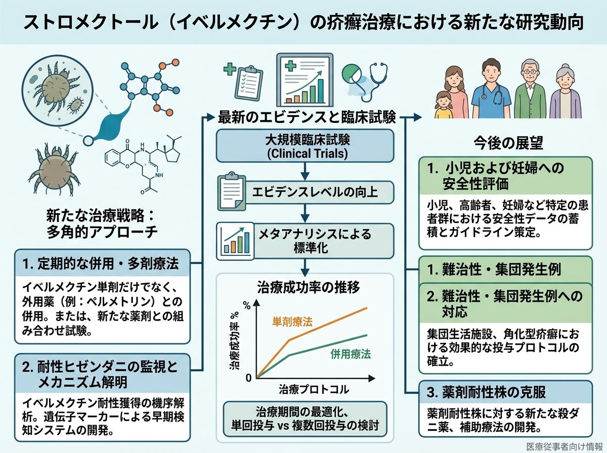 ストロメクトールの疥癬治療における新たな研究動向