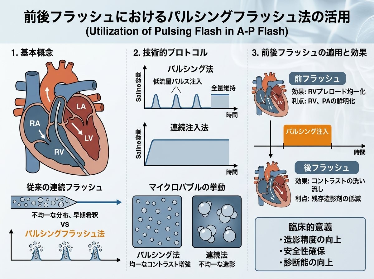 前後フラッシュにおけるパルシングフラッシュ法の活用
