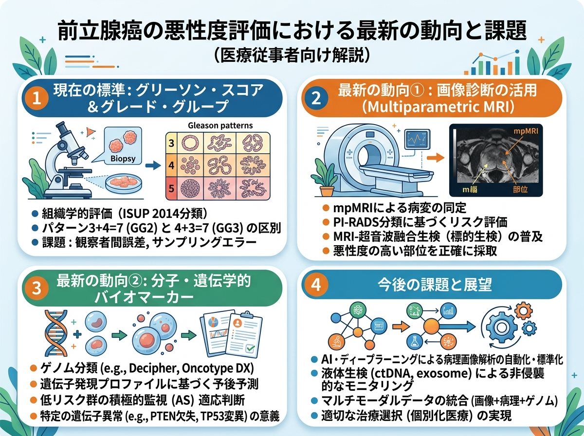 前立腺癌の悪性度評価における最新の動向と課題