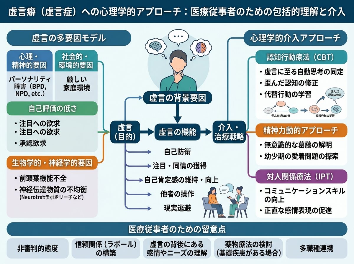 虚言への心理学的アプローチ