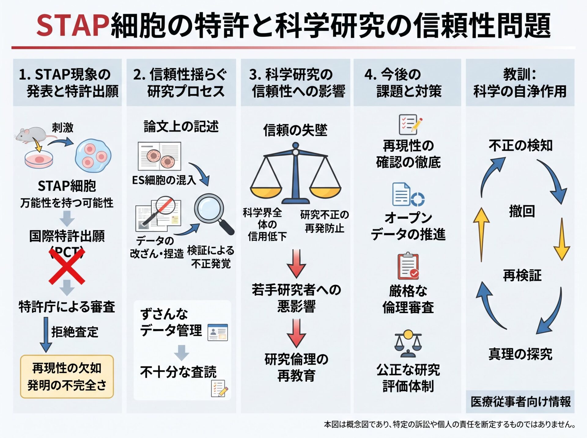 STAP細胞の特許と科学研究の信頼性問題
