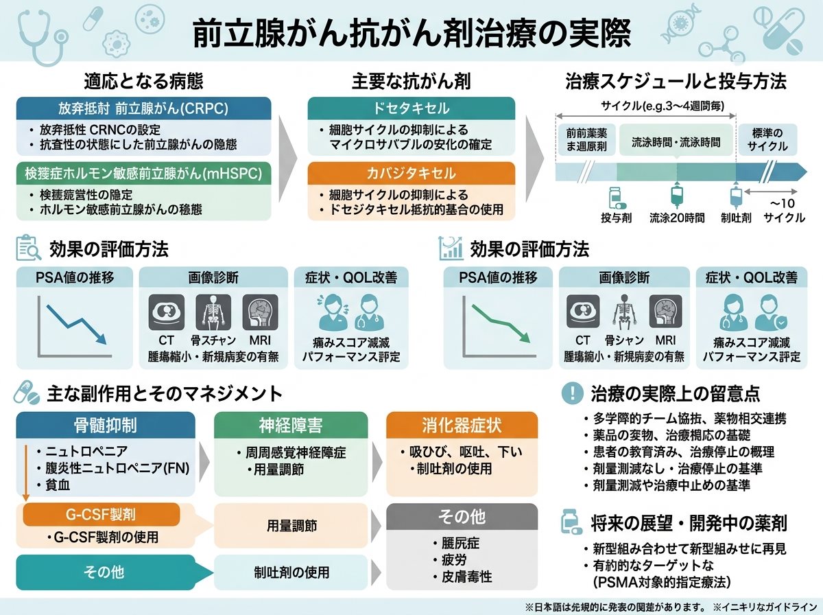 前立腺がん抗がん剤治療の実際